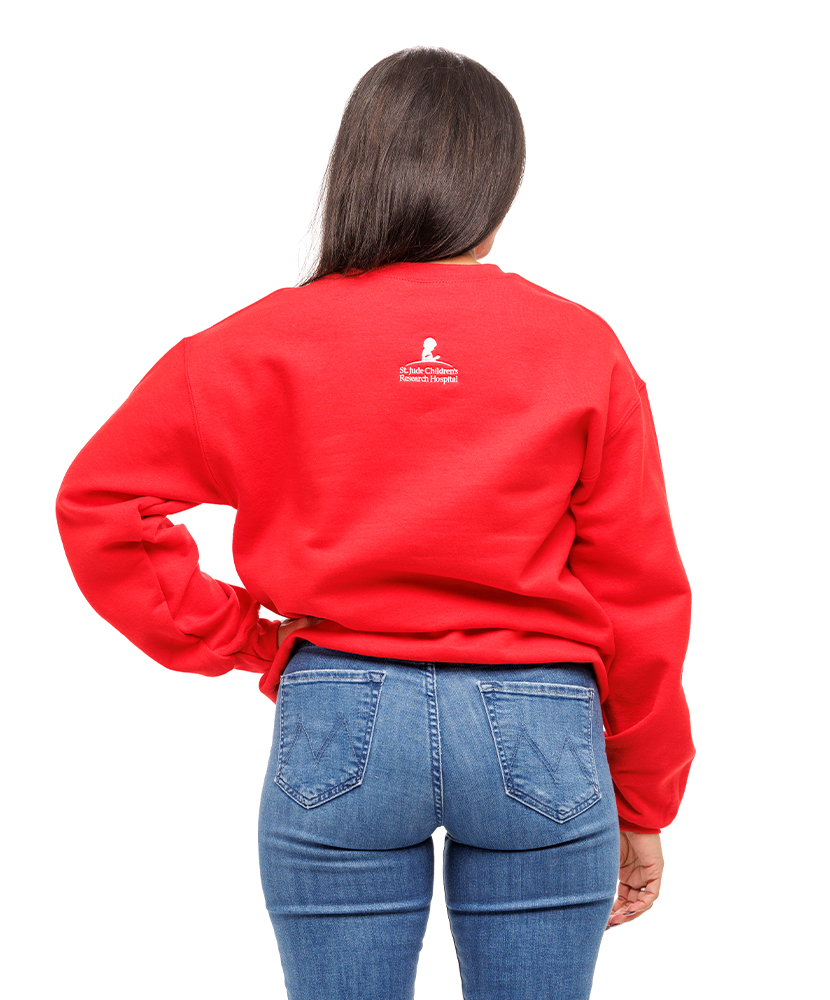 Primary image St. Jude Campus Embroidered Sweatshirt - Red